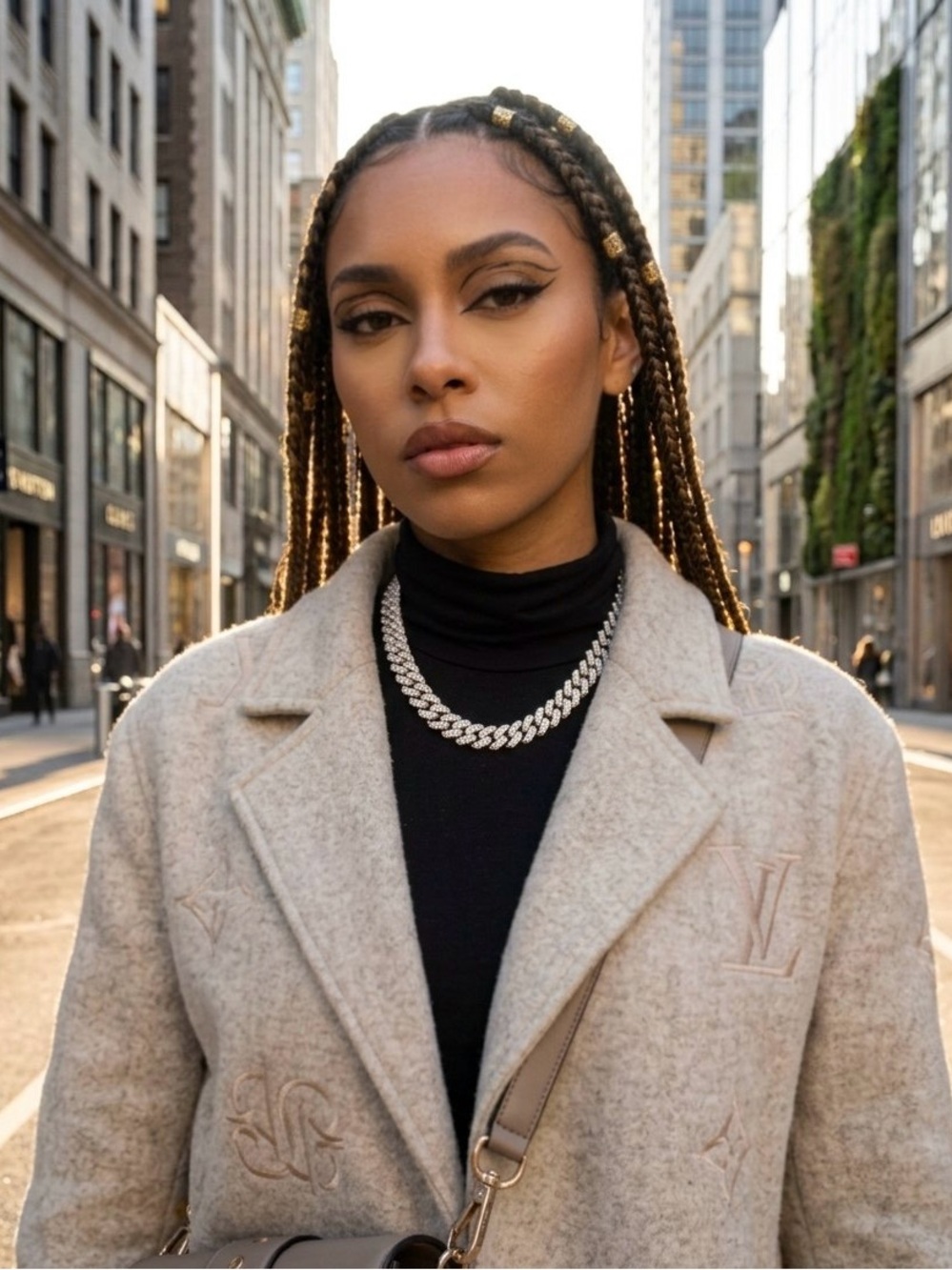 Silver Cuban Link Necklace - Elegant Women’s Jewelry